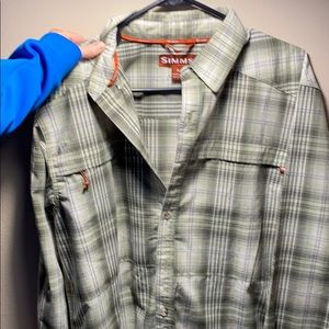 Simms button down